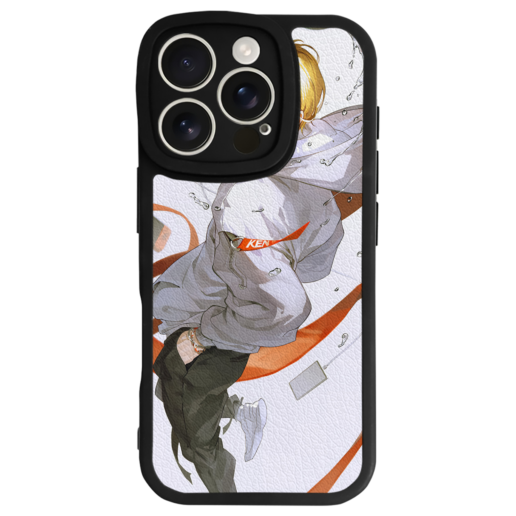 （画像用） ハイキュー!! Haikyu!! 【iPhone 16シリーズ対応】シリコンスマホケース（レザー調） 材質：シリコン